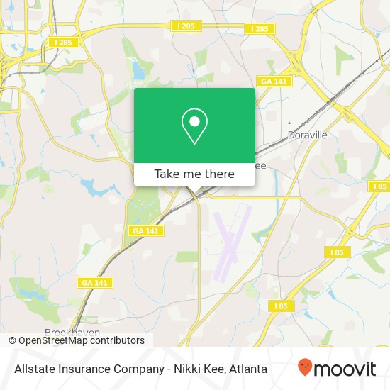 Allstate Insurance Company - Nikki Kee map