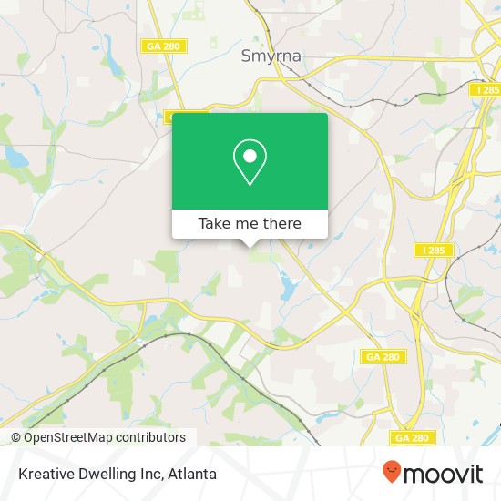 Mapa de Kreative Dwelling Inc