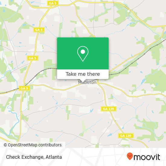 Mapa de Check Exchange