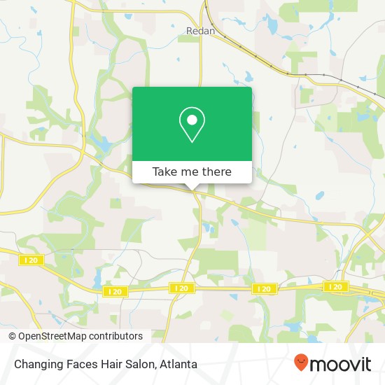 Changing Faces Hair Salon map