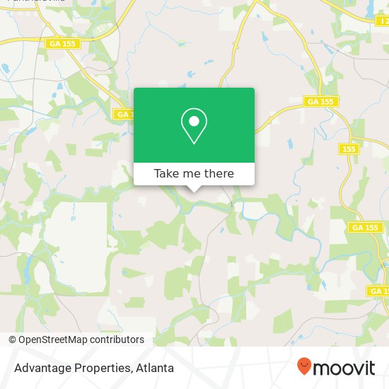 Advantage Properties map