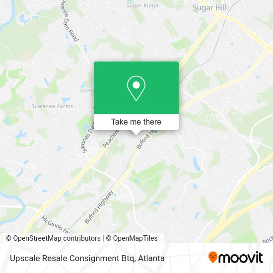 Upscale Resale Consignment Btq map