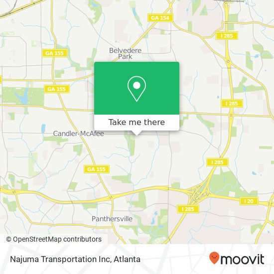 Najuma Transportation Inc map