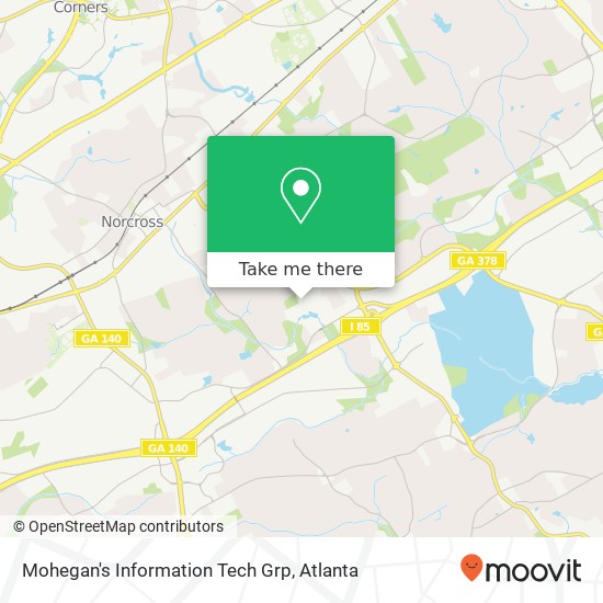 Mapa de Mohegan's Information Tech Grp