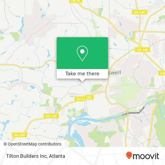 Tilton Builders Inc map