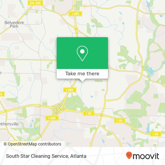 Mapa de South Star Cleaning Service