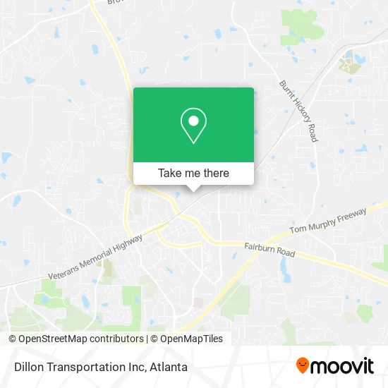 Dillon Transportation Inc map