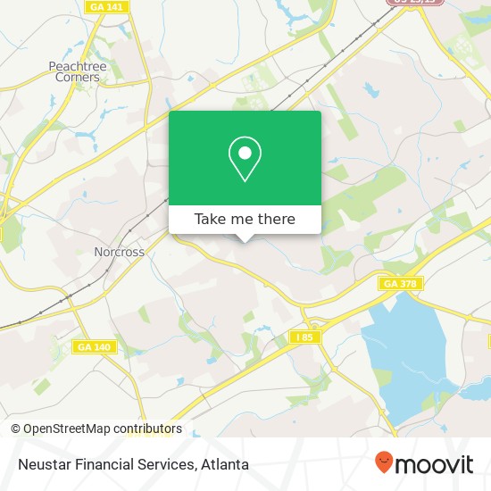 Neustar Financial Services map