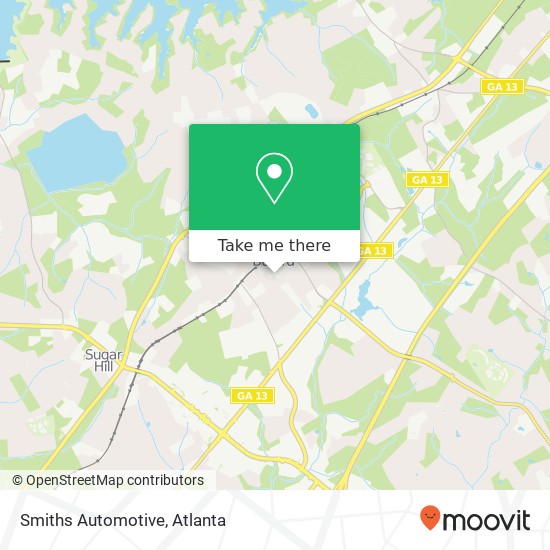 Smiths Automotive map