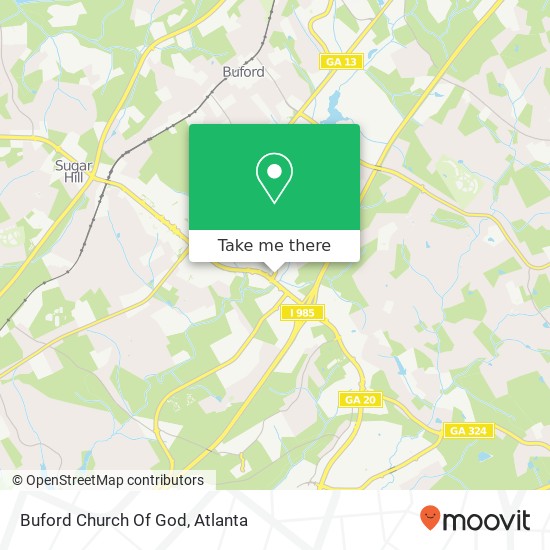 Buford Church Of God map