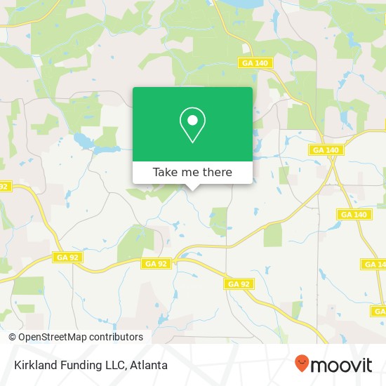 Mapa de Kirkland Funding LLC