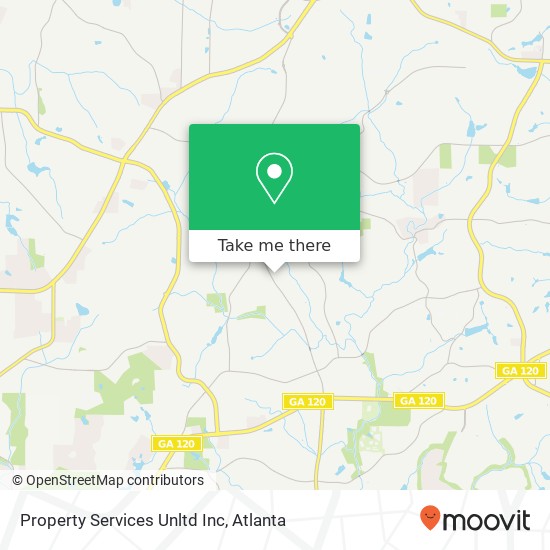 Mapa de Property Services Unltd Inc