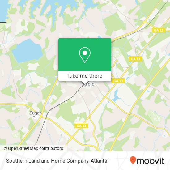 Southern Land and Home Company map