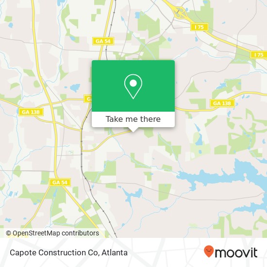 Capote Construction Co map