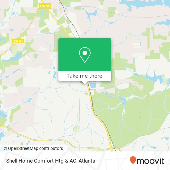 Mapa de Shell Home Comfort Htg & AC