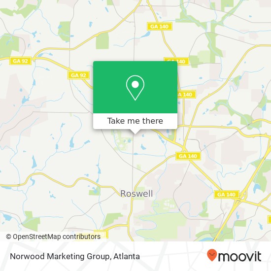 Norwood Marketing Group map