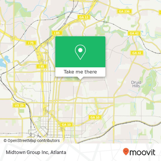 Midtown Group Inc map