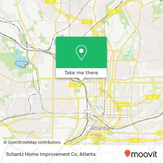 Mapa de Schantz Home Improvement Co