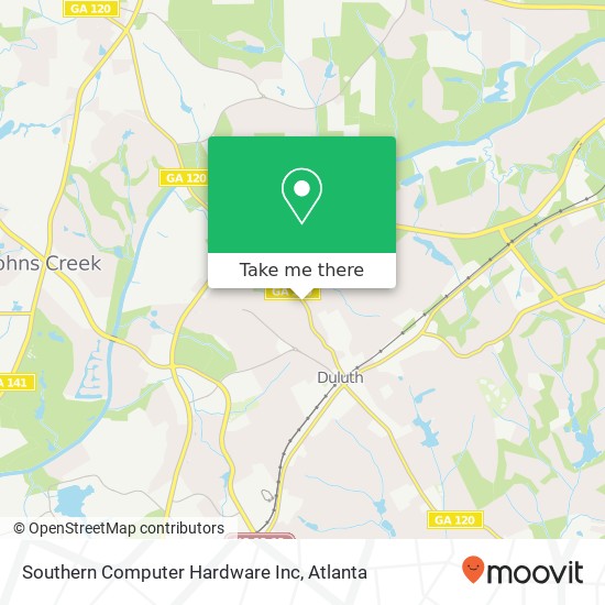 Southern Computer Hardware Inc map