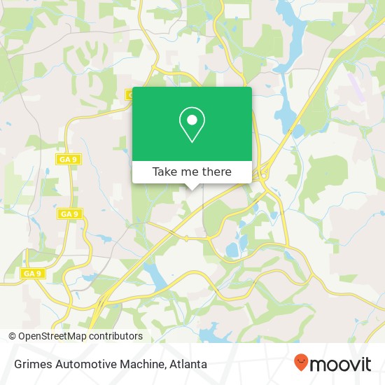 Mapa de Grimes Automotive Machine