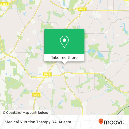 Medical Nutrition Therapy GA map
