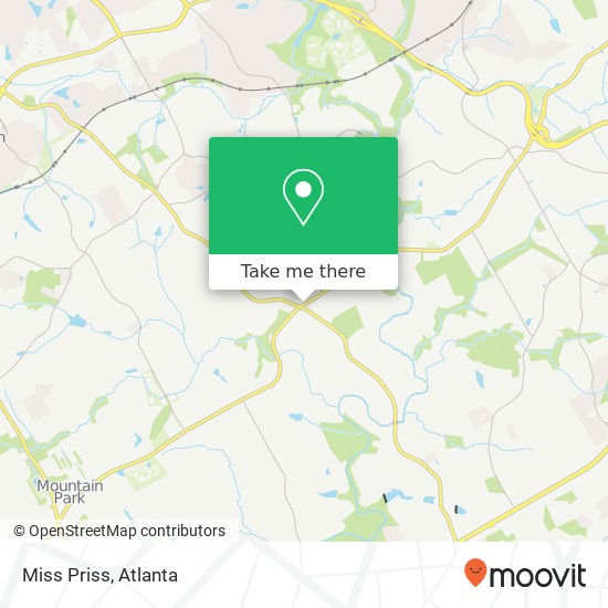 Miss Priss map