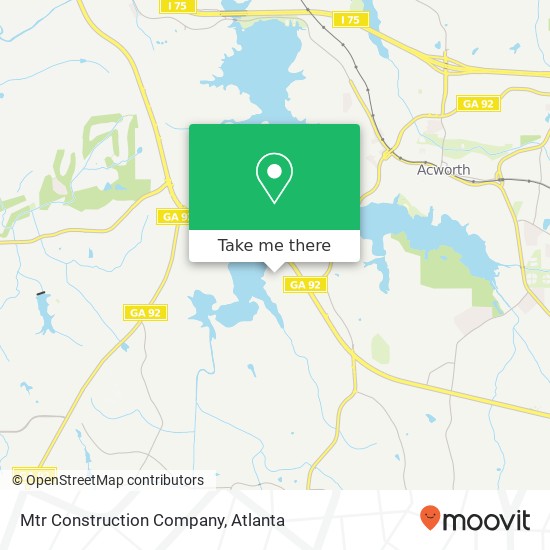 Mtr Construction Company map