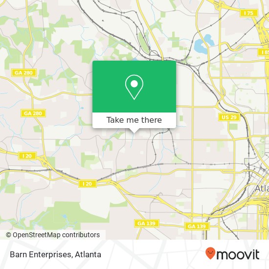 Barn Enterprises map
