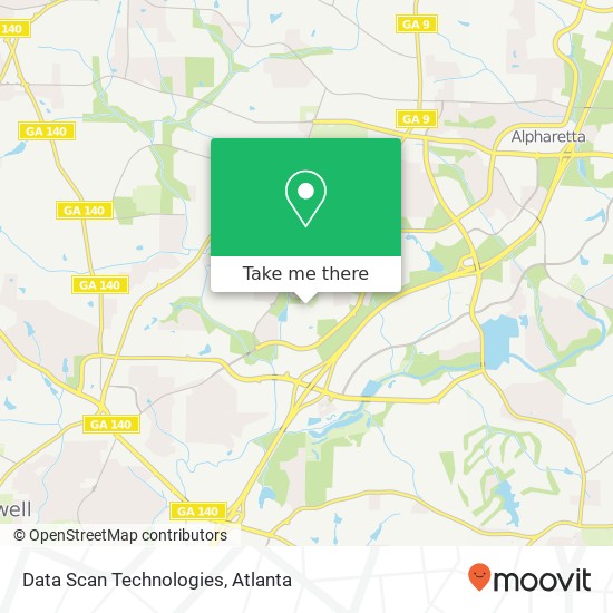 Data Scan Technologies map
