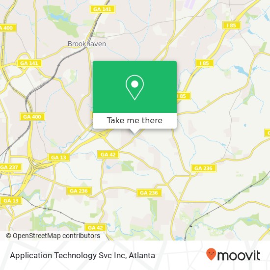 Application Technology Svc Inc map