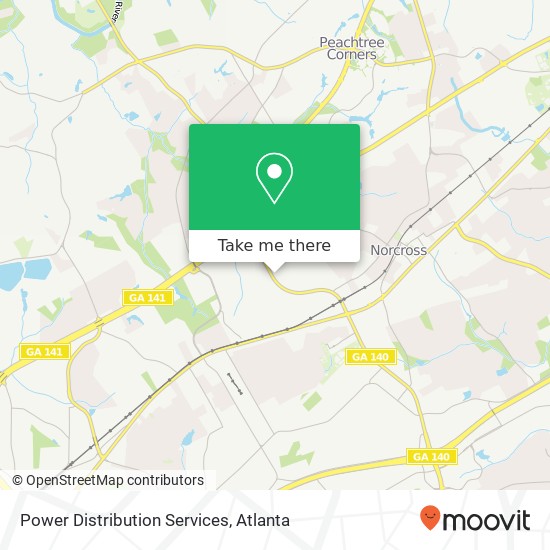 Power Distribution Services map