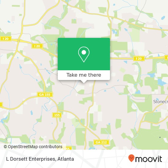 L Dorsett Enterprises map