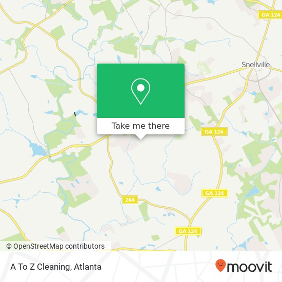 A To Z Cleaning map