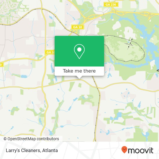 Larry's Cleaners map