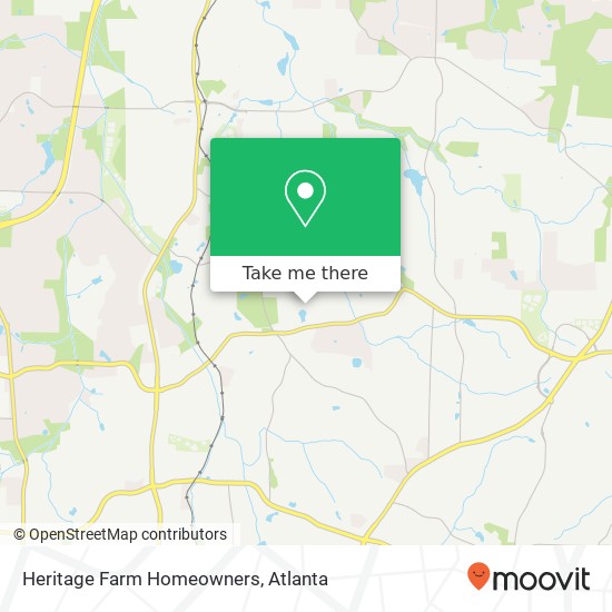 Heritage Farm Homeowners map