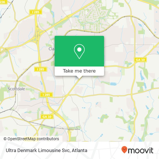 Ultra Denmark Limousine Svc map