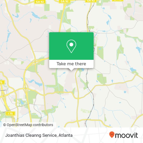 Joanthias Cleanng Service map