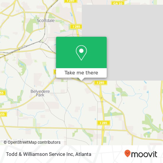 Mapa de Todd & Williamson Service Inc