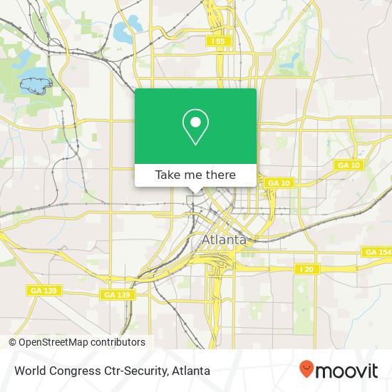 Mapa de World Congress Ctr-Security