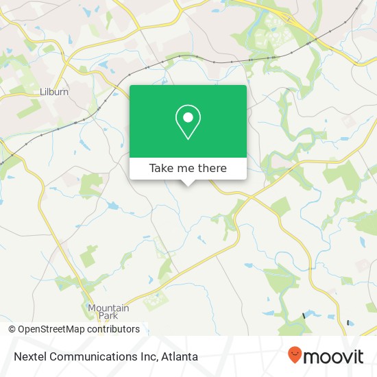 Nextel Communications Inc map