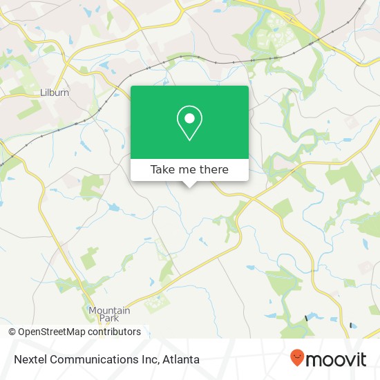 Mapa de Nextel Communications Inc