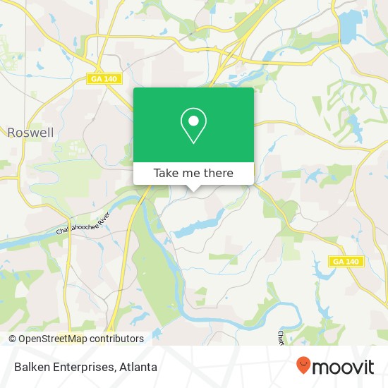 Balken Enterprises map