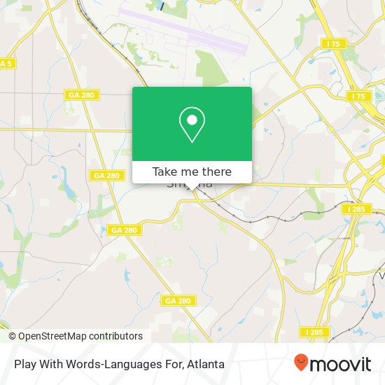Mapa de Play With Words-Languages For