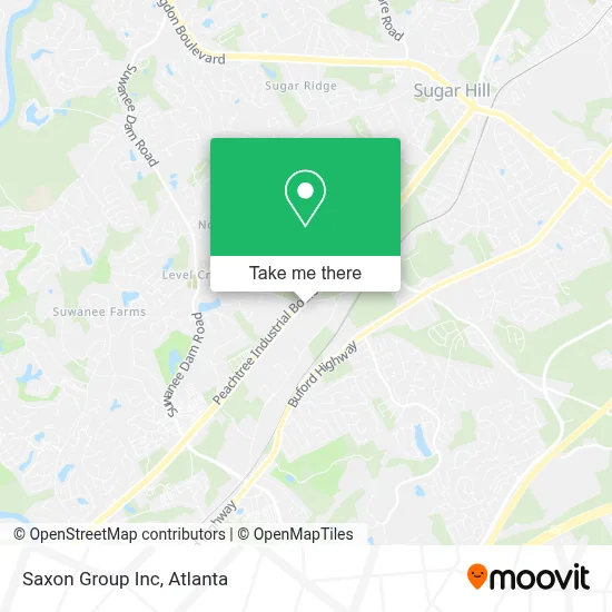 Saxon Group Inc map