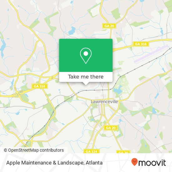 Apple Maintenance & Landscape map