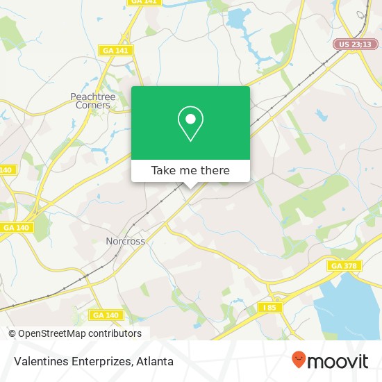 Mapa de Valentines Enterprizes