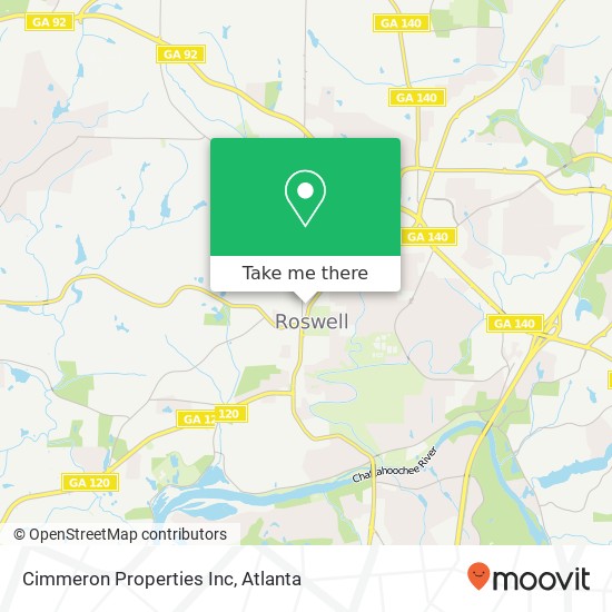 Cimmeron Properties Inc map