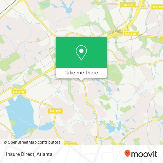 Insure Direct map