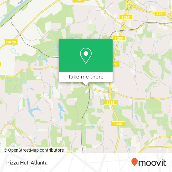 Pizza Hut map