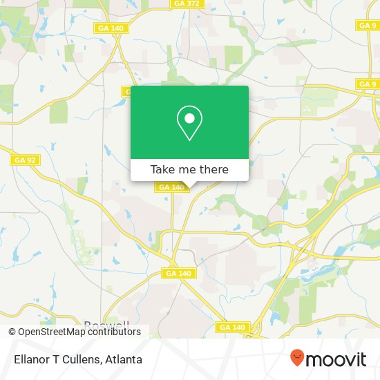 Ellanor T Cullens map